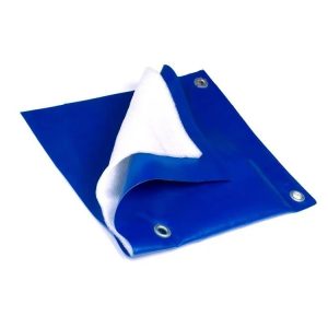 Утепленный Тент ПВХ 300 гр/м2, размер 6×8м с люверсами