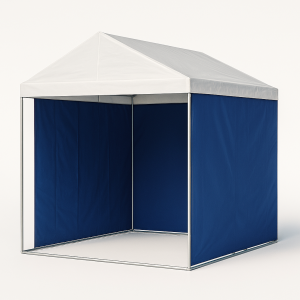 Торговая палатка Домик 2х2 м синяя